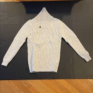 Cat & Jack Gray Cable Knit Sweater